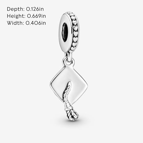 PANDORA Graduation Cap Dangle Charm - Image 6