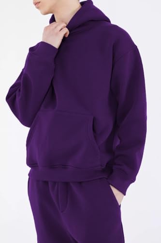 HHGKED Men's Sweatsuits 2 Piece Outfits Baggy Travel Vacation Fashion Clothes Casual Hoodie Jogging Track suits Sets - Image 4