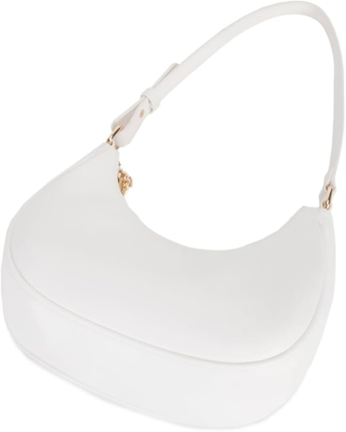 Shoulder Bags for Women, Cute Hobo Tote Handbag Mini Clutch Purse with Zipper Closure
