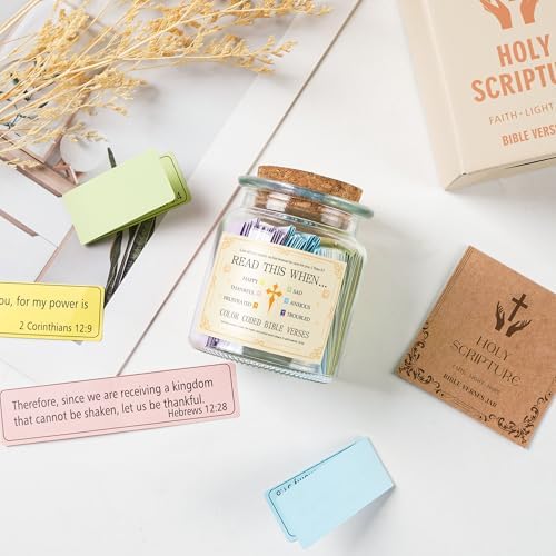 Bible Verse Jar for Women, 108 Scripture Notes, Christian Gifts for Women - Image 7
