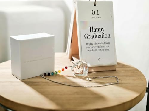 Hegelda Graduation Gifts for Women Her 2026 Crystal Heart Suncatcher Ornaments - Image 7