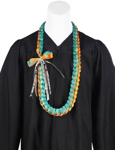 TFTAFAN Graduation Ribbon Lei Graduation Leis Necklace Class of 2026 Graduation Necklace Braided Necklace Graduation Gift Party Accessories for Women and Men - Image 6
