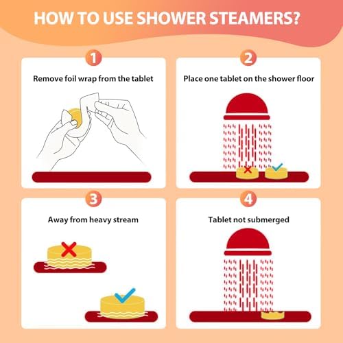Shower Steamers Aromatherapy with Essential Oils - 12 Pack Birthday Gifts for Women, Home Spa Self Care Christmas Gift for Women Who Have Everything, Womens Stocking Stuffers - Image 6