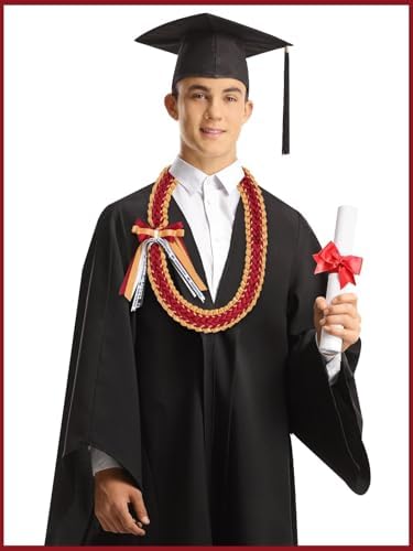TFTAFAN Graduation Leis and Graduation Honor Cords Class of 2026 Graduation Ribbon Lei Graduation Necklace Braided Necklaces gift for Student Gifts Party Supplies - Image 5