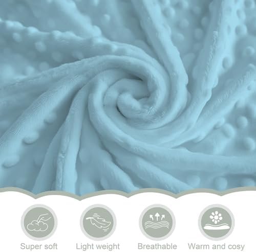 Colorful Cats Boho Floral Baby Blankets for Girl Boy Cute Kitten Bows Flowers Soft Mink Dotted Backing Double Layer Swaddle Receiving Blanket Toddler Cat Lovers Gift Nursery Bed Blanket 30x40 Blue - Image 7