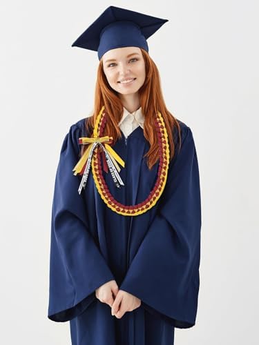 TFTAFAN Graduation Ribbon Lei Graduation Leis Necklace Class of 2026 Graduation Necklace Braided Necklace Graduation Gift Party Accessories for Women and Men - Image 7