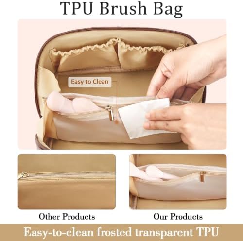 Initial Makeup Bag Personalized Gift for Women Teen Girls - Image 7
