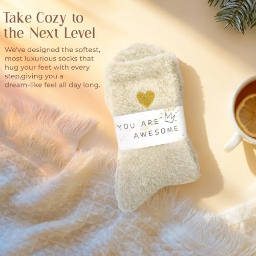 Coral Fleece Cloud Fuzzy Socks for Women Ultra-Soft Gifts for Women - Image 6