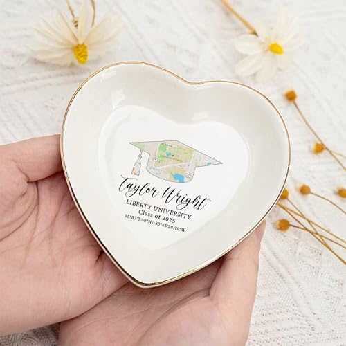 Personalized Graduation Gifts Jewelry Dish - Customized High School Graduate Gifts - Graduation Gift for Besties Best Friend Sister - Custom Grad Gift For Daughter - Image 6