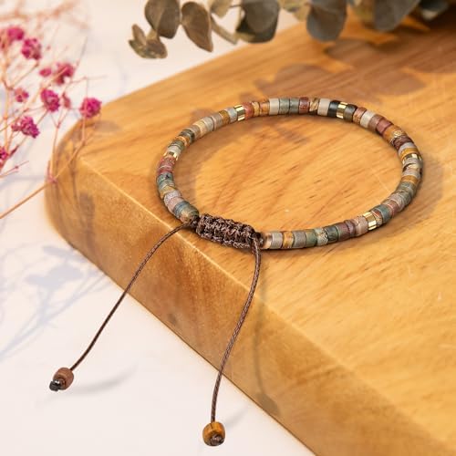 AGOT Thank You Gifts for Women: Teacher Appreciation Office Gifts for Coworkers Employee Boss Lady Manager Colleague Natural Stone Bracelet - Image 7