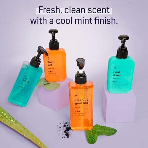 SpaLife Mens Body Wash Gift Set w/ Body Wash, Shave Gel, After-Shave Gel, Shampoo | Mens Skin Care Gift Set | Skincare Gifts for Men | Gifts for Men | Men's Skincare | 4-Piece - Image 7