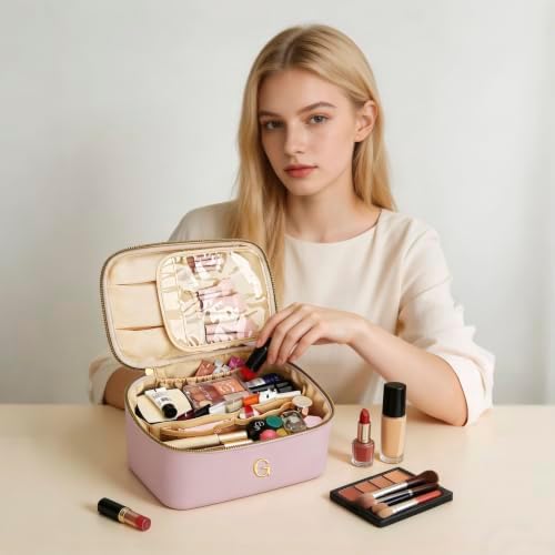 Personalized Makeup Bag Gifts for Women Travel Cosmetic Case - Image 7