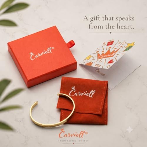 Carviell Bracelets for Women – 100+ Meaningful Engraved Messages – Solid 316L Surgical Stainless Steel Cuff Bracelet – Gift Ready - Image 6