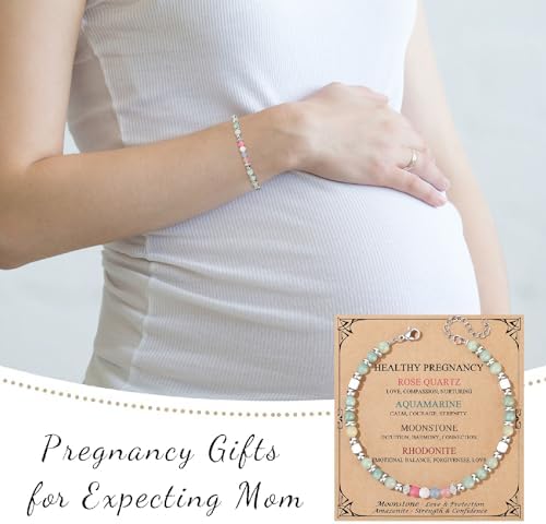 Gifts for Women Moonstone Bracelet, Amazonite Imperial Jasper Bracelets - Image 7