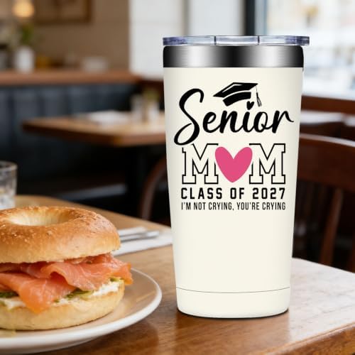 BIRGILT Senior Mom Class of 2027 Gifts, High School College Graduation Gifts for Senior Mom - I'm Not Crying, You’re Crying 20oz Tumbler - Image 7