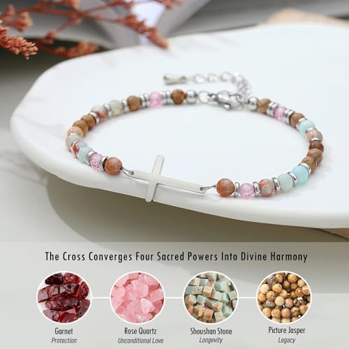 LINGYUAN Graduation Bracelet for Her 2026, Beaded Jewelry Gift with Inspirational Message Card, Adjustable Keepsake for High School or College Graduate - Image 6