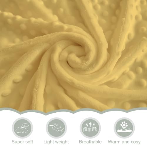 Bees Flowers Baby Blankets for Girl Boy Vintage Bees Boho Wildflowers Soft Mink Dotted Backing Double Layer Swaddle Blanket Bee Floral Spring Summer Bed Throws for Newborn Toddler Nursery 30x40 - Image 7