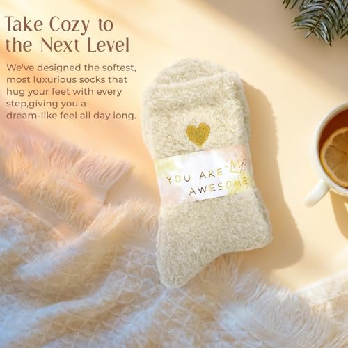 Coral Fleece Cloud Fuzzy Socks for Women Ultra-Soft Gifts for Women - Image 6