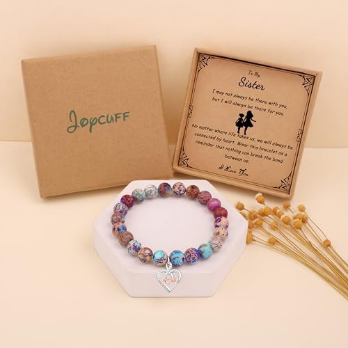 Gifts for Women Faith Cross Bracelet, Unique Amazonite Bracelets for Women - Image 7
