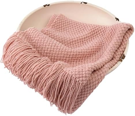Zeroest Newborn Baby Photography Props Basket Filler Blanket (Baby Pink) - Image 3