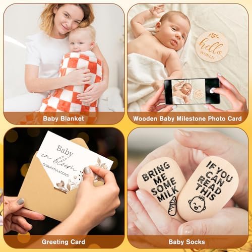 15PCS Capybara Newborn Baby Shower Gifts,New Mom Gifts for Women & Pregnancy Reveal Set for Expecting Parents Newborn Boys Girls, Expecting Parents to Be, New Mom Care Package After Baby - Image 7