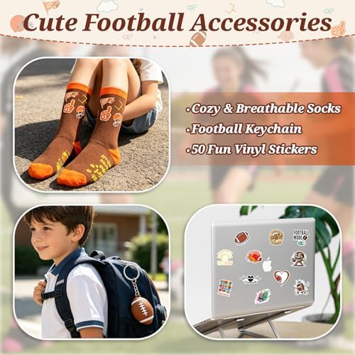 Football Birthday Gifts for Teen Girls Mom American Football Gift Set - Image 7