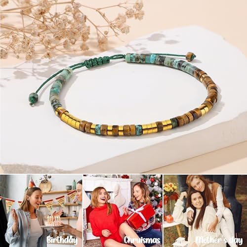 JoycuFF Morse Code Bracelets Christmas Birthday Gifts for Women Her - Image 7