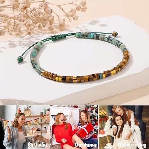JoycuFF Morse Code Bracelets Christmas Birthday Gifts for Women Her - Image 7