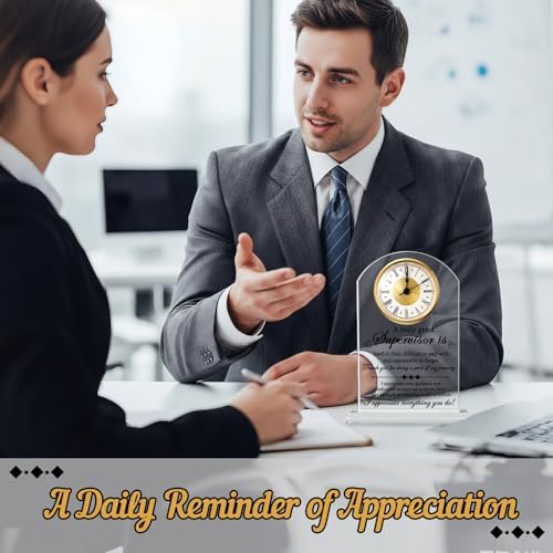 Landical Supervisor Clock Gifts Acrylic Best Supervisor Gifts for Women Men - Image 6