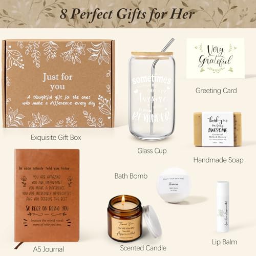 iAOVUEBY Thank You Gift for Women, Employee Apprecition Gifts for Coworkers, Teachers, Thank You Gift for Coworkers Employees Teacher Nurse Secretary Mentor Leader with You're Awesome Journal - Image 7