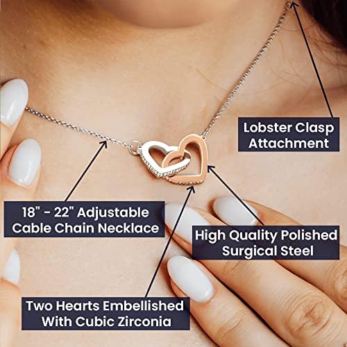 VIRAGIL 2023 Graduation Gifts for Her, Class of 2024 Love Knot Sterling Silver Pendant Necklace Senior College Graduation Jewelry Gifts for Girl Daughter - Image 6