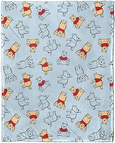 Northwest Character Hugger Pillow & Silk Touch Throw Blanket Set, 40" x 50", Winnie The Pooh - Favorite Bear - Image 2