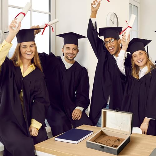 Graduation Memory Keepsake Box with Photo Custom 2026 Large Grad Card Box with Customized Picture Gift for Him Her for Graduate Grad High School Party(Black,Classic) - Image 6