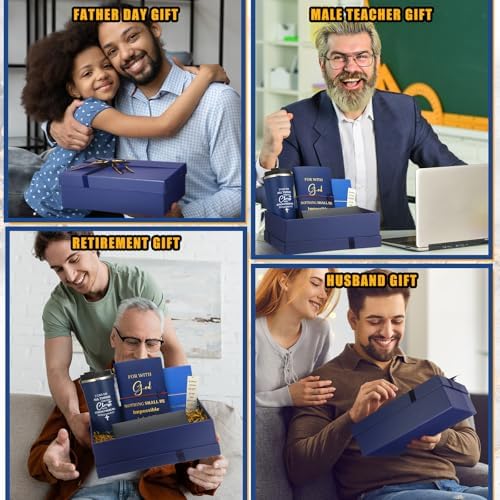 6 Pcs Christian Gift Set for Men Inspirational, Blue - Image 6