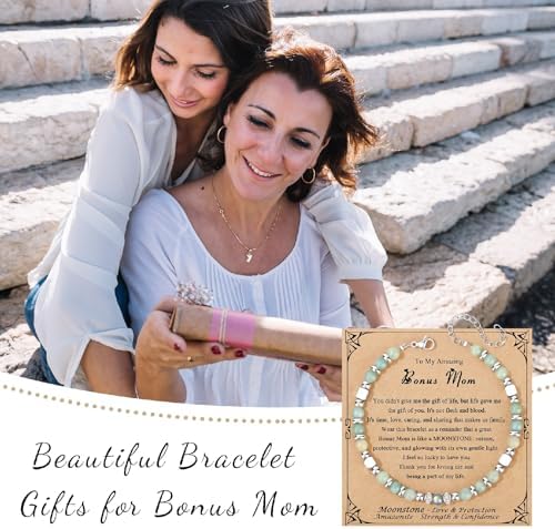 Gifts for Women Moonstone Bracelet, Amazonite Imperial Jasper Bracelets - Image 7