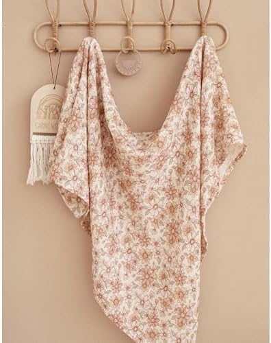 Konssy 2 Pack Muslin Swaddle Blankets, 100% Cotton Receiving Blankets - Image 7