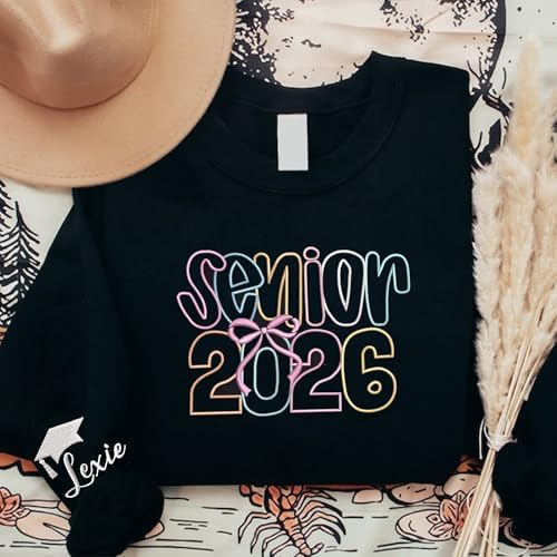 Chillever - Custom Embroidered Senior Sweatshirt, Custom Class of 2026 Graduation Shirt, Grad to be, Graduation Gifts - Image 6
