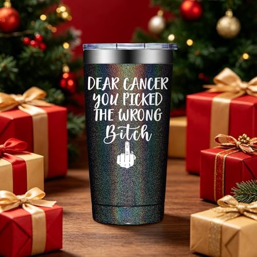 BIRGILT Breast Cancer Gifts for Women - After Breast Surgery Gifts for Women - Get Well Gift for Survivor Patients Female - 20oz Insulated Tumbler Cup - Image 7