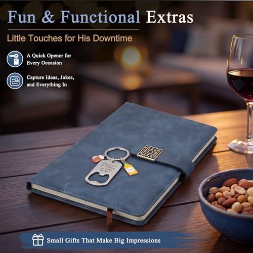 13 Pcs Birthday Gifts Baskets for Men Gifts Set for Christmas, Blue - Image 6