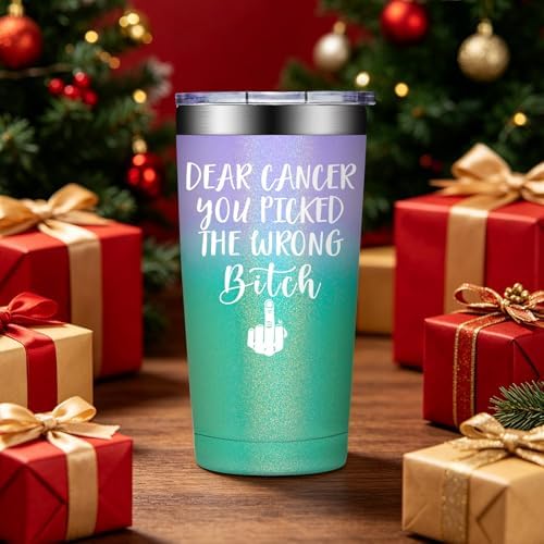 BIRGILT Breast Cancer Gifts for Women - After Breast Surgery Gifts for Women - Get Well Gift for Survivor Patients Female - 20oz Insulated Tumbler Cup - Image 7