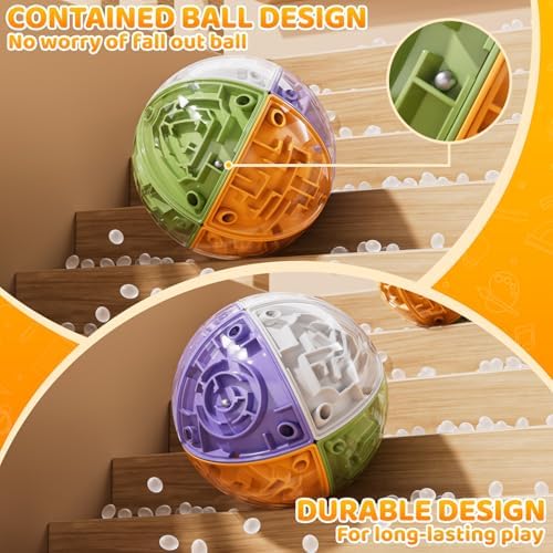 3D Ball Puzzle for Kids 5-8 8-12, Color Matched Game Kids Toy - Image 7
