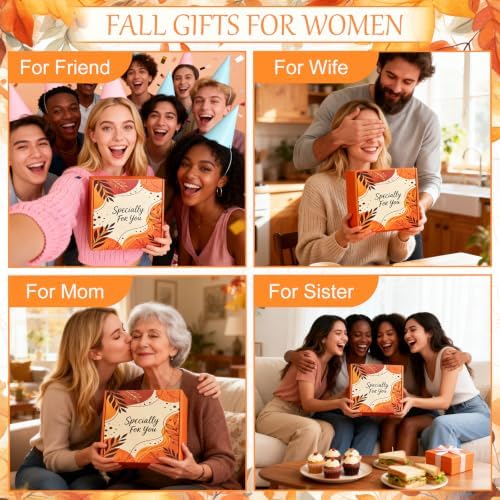Fall Gifts Baskets for Women, Pumpkin Themed Get Well Package for Her - Image 7