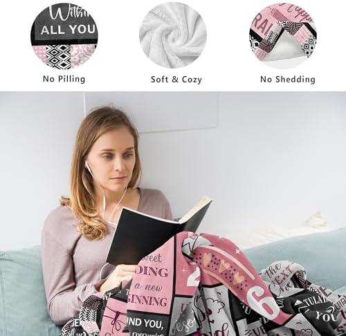 Graduation Gifts 2026 Blanket 60"x50", Class of 2026 High School College Masters Degree Graduation Gifts for Her Women, Graduation Gift Ideas - Image 7