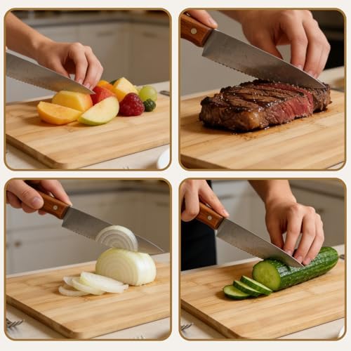 Sister Birthday Gifts - "Recipe for a Special Sister" Cutting Board Set - Image 6