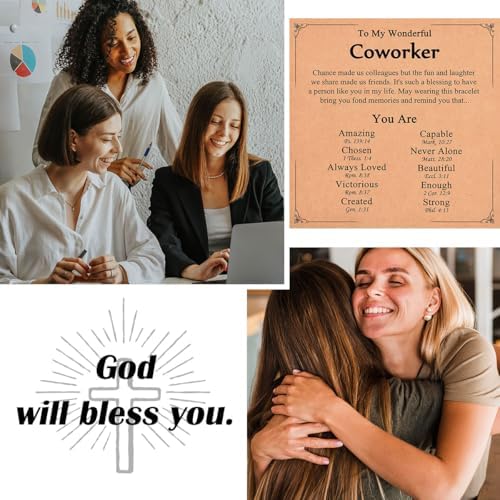 Christian Gifts for Women Girls, Religious Cross Bracelet - Image 6