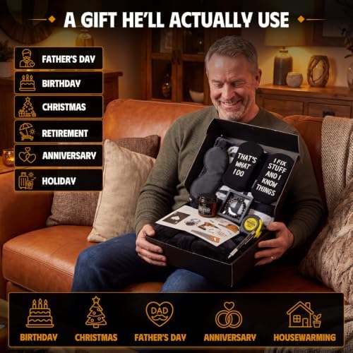 Shyyween 12 Pcs Birthday Gift Set for Men, I Fix Stuff and I Know Things - Image 7