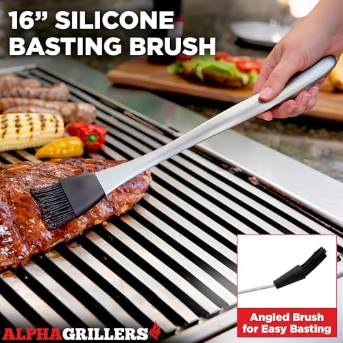 Alpha Grillers Grill Tools Set, BBQ & Grilling Accessories Outdoor Utensils - Image 6