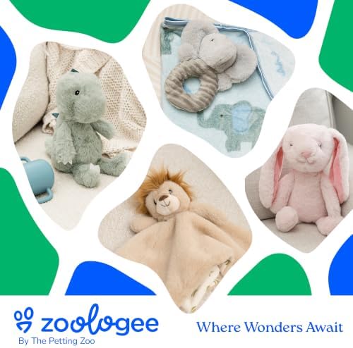 The Petting Zoo Giraffe Blanket Stuffed Animal Plushie, Kids Gifts, 30 in - Image 7