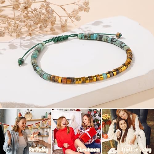 JoycuFF Morse Code Bracelets Christmas Birthday Gifts for Women Her - Image 7