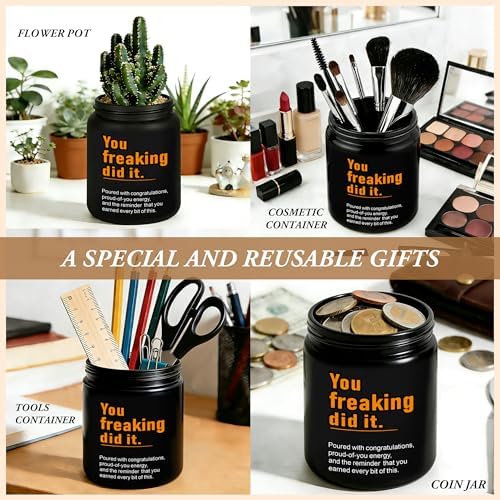 2026 Graduation Gifts for Her Him, Congratulations Grad Decoration for Women Men, Graduate Presents for College High School Masters Degree PHD Nurse, 7oz Funny Lavender Scented Candle, Style-J - Image 6